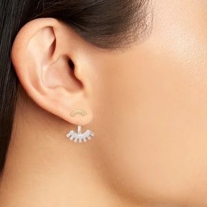 Madewell Drop Back Succulent Earrings